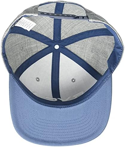 RVCA Muški podesivi snapback šešir s ravnim obodom, Rvca Snapback šešir / siva plava, jedna veličina US