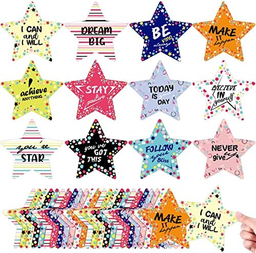 72 komada učionica oglasna ploča dekoracije zvijezde izrezi pozitivne Izreke akcenti za oglasnu ploču konfeti