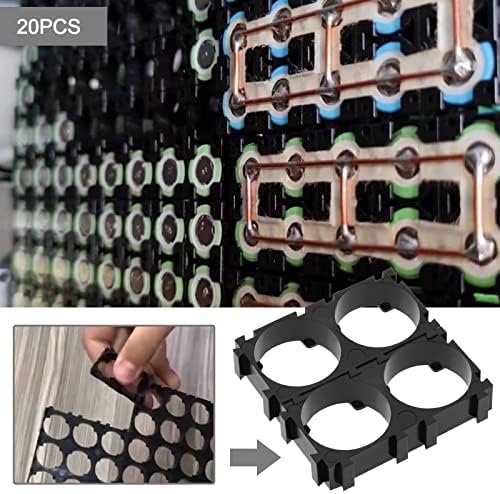 20kom držač baterije 2 Cell Safety Spacer Plastic Battery Pack Bracket Shell Storage Stand Frame